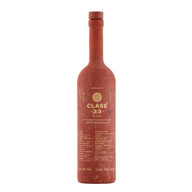 Tequila Clase 33 Edición Independencia Blanco 750 Ml Clase 33 Tequila, Blanco