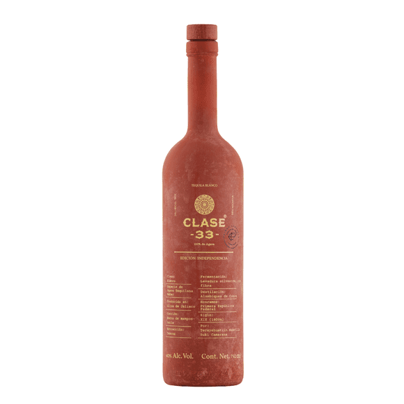 Tequila Clase 33 Edición Independencia Blanco 750 Ml Clase 33 Tequila, Blanco