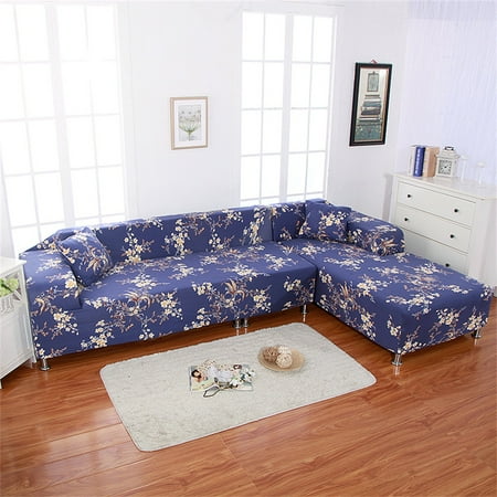 Sofa Covers For L Shape 2pcs Polyester Fabric Stretch Slipcovers Sofa Covers For L Shape 2pcs Polyester Fabric Stretch Slipcovers Pillow
