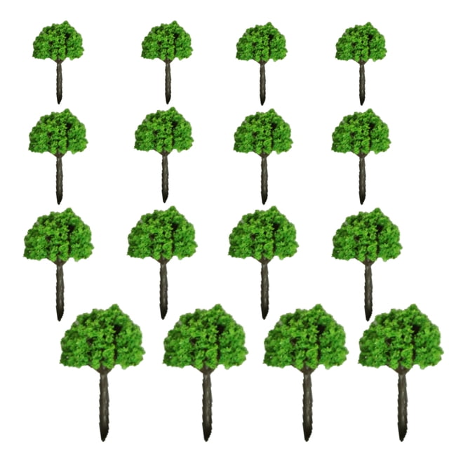 Escena de árbol artificial haciendo paisajismo Estudiante Enseñanza Modelo de árboles Casa interior Sala de estar Decoración de cocina 50 piezas Vogacara HA011972-00