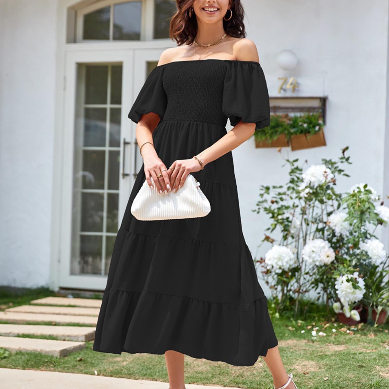 2024ss 新品　未使用POTTERY SHORT SLEEVE DRESS Women's Casual Short Sleeve T Shirt Dress Basic Dresses with