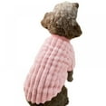 thumbnail image 4 of Eleanos Autumn Winter Pet DogsThickened Cashmere Stripe Warm Costume Coats, 4 of 6