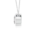 thumbnail image 2 of Angara Collier en Diamant Naturel - Collier Solitaire Rond en Diamant avec Lunette en Platine pour Femmes, 2 of 10