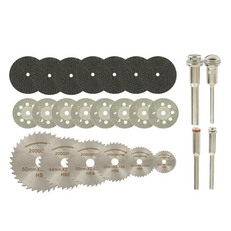 

32Pcs Circular Set Cutting Wheel Discs Cutting Discs Resin Cut Off Disc Cutter for wood material gla