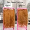 thumbnail image 5 of Caydo Adjustable Braiding Hair Rack 280 Pegs, Two Sided Braid Rack for Braiding, Height Adjustable with Wheels for Stylists, 5 of 6