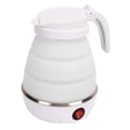 thumbnail image 2 of Hervidor portátil plegable de ebullición rápida, hervidor de agua eléctrico plegable seguro para viaje, para el hogar, Camping, 600ml, enchufe blanco de la UE 220V, 2 of 10