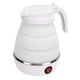 thumbnail image 2 of Hervidor portátil plegable de ebullición rápida, hervidor de agua eléctrico plegable seguro para viaje, para el hogar, Camping, 600ml, enchufe blanco de la UE 220V, 2 of 10