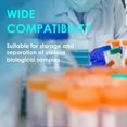 thumbnail image 3 of Conical Centrifuge Tubes 50ML, 25Pcs Polypropylene Test Tubes, Leak-Proof Screw Caps, Plastic Container with Graduated,25 x centrifuge tubes, 3 of 7