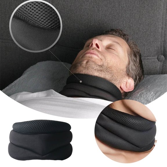 Neck Support Brace for Snoring Anti Snoring Soft Cervical Collar for Sleeping Pain Relief Posture Corrector