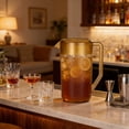 thumbnail image 6 of Ohmyroo Large Capacity Beverage Jug 9.4x5.3inch Plastic Pitcher Measurement Markings Tea Juices Shop Home Use, 6 of 6