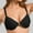 Black, variant on HOOJT Women's Bras Wireless One-Piece T-Shirt Bra Solid Color Push-Up Breathable Comfortable Bras Underwear Detachable Straps Tube Top Bralette