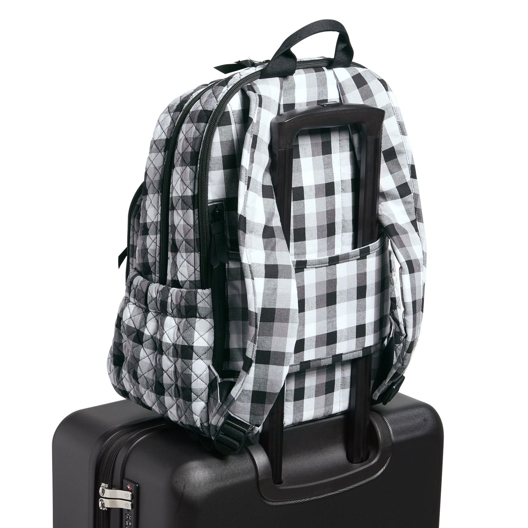Vera Bradley GINGHAM PLAID Essential Compact 12.5\