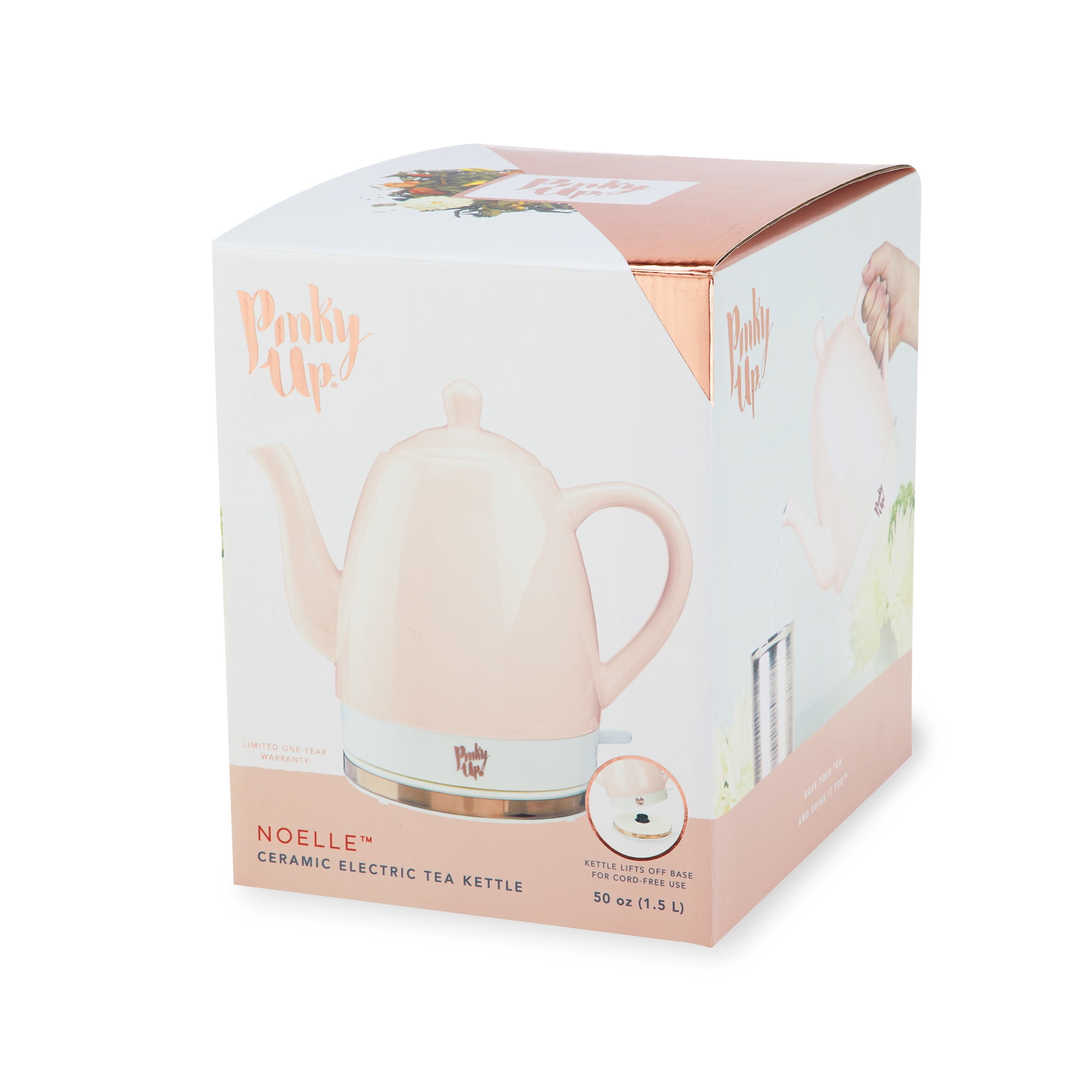 Pinky Up Noelle Ceramic Electric Tea Kettle, 1 ct - Fry's Food Stores