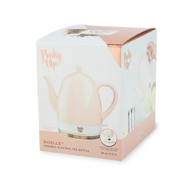 Pinky Up - Noelle Ceramic Electric Tea Kettle Pink
