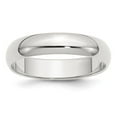 thumbnail image 1 of 5 mm Sterling Silver Half-Round Band, Size 12, 1 of 1