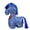 Blue, variant on Dark Blue Cartoon Cute Little Horse Plush Doll Soft Stuffed Animal Toy For Home Decor 9.8Inch Dark Blue