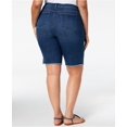 thumbnail image 2 of Style & Co - Frayed-Hem Denim Bermuda Shorts - Plus Size - 22W, 2 of 2