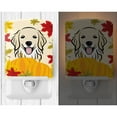 thumbnail image 2 of Caroline's Treasures BB2011CNL Golden Retriever Thanksgiving Ceramic Night Light, 6x4x3", multicolor, 2 of 2
