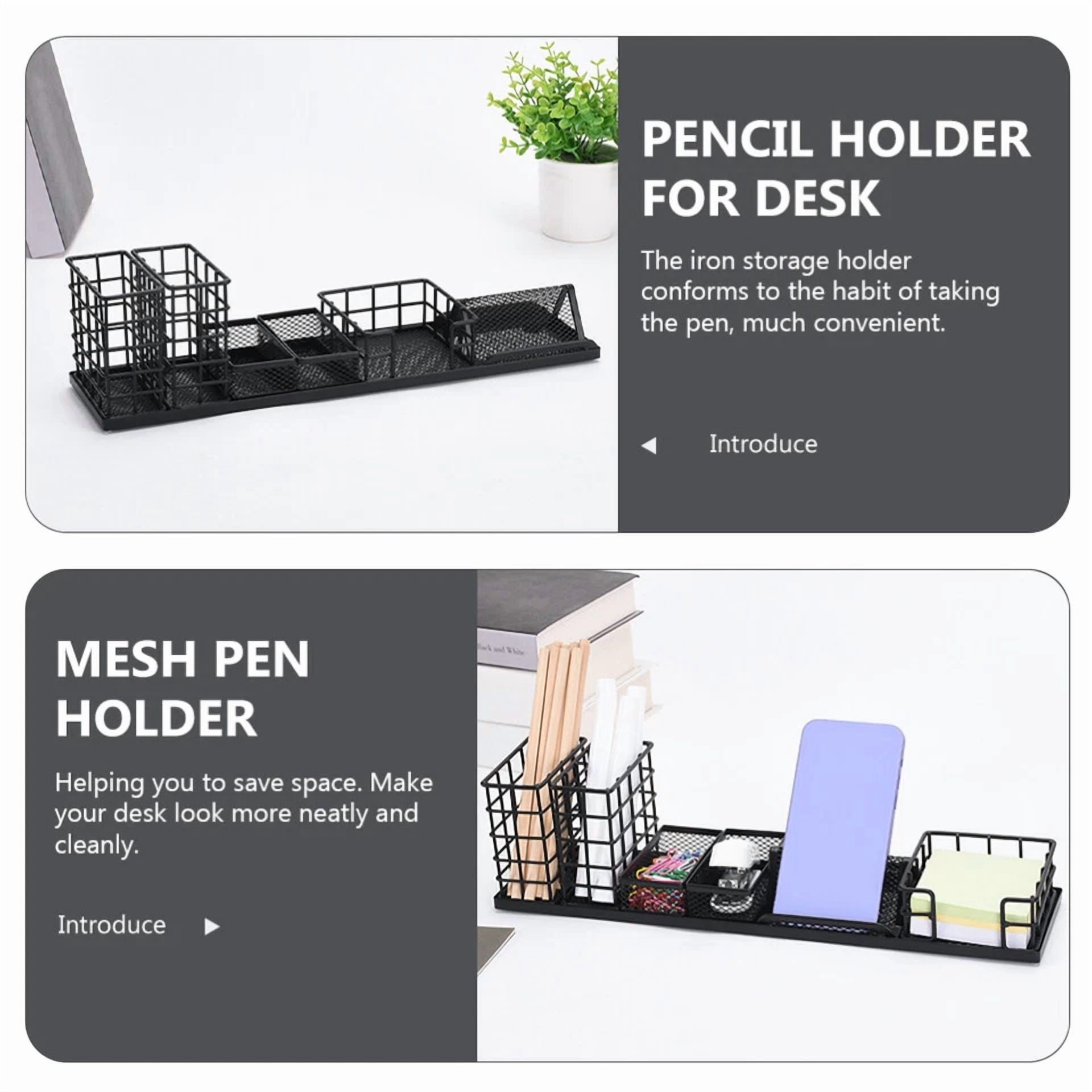 Multifunctional Pen Holder Set Stationery Desk Accessories Office Holders