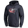 thumbnail image 2 of Men's Zach Werenski Navy Columbus Blue Jackets Backer Pullover Hoodie, 2 of 3