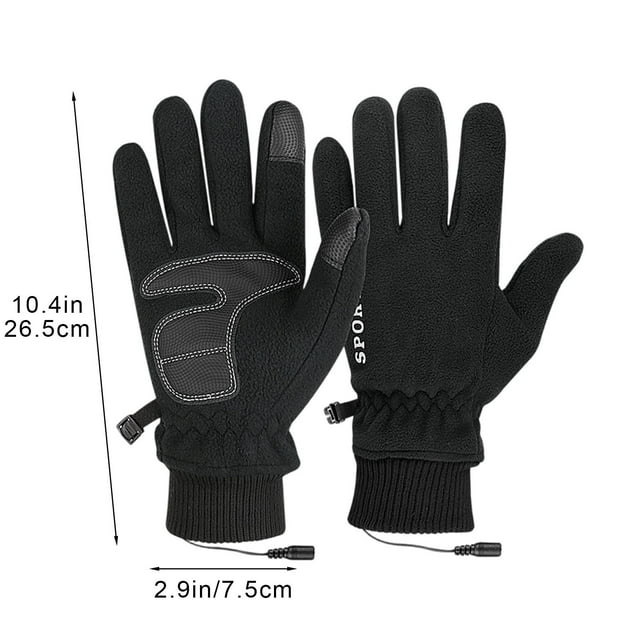 Guantes para las Mujeres Guantes Calentados para los Hombres Mujeres Mitas Pantalla Táctil Impermeable Usb, Guantes de Invierno Hombres Guantes de Calefacción para Conducir Ciclismo Caza Senderismo Y
