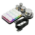 thumbnail image 2 of Custom Programmable Macro Keyboard 12-Keys 4 Knob Gaming Keypad with USB Wired+BT Dual Mode Multi-Purpose Shortcut Custom Keypad for PC Desktop, 2 of 5