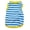 Blue, variant on SPRING PARK Dog Puppy Pet Clothes Cotton Striped Round Neck Breathable T-shirt Jumper Vest for Outdoor