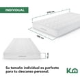 thumbnail image 3 of Colchón Individual KingsHouse en Caja 15cm Alto KHCESPIB, 3 of 7