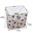thumbnail image 2 of Ohufall Sac de Rangement Décoratif Pliable et Portable pour Vêtements avec Rangement de Garde-Robe Organisateur de Rangement, 2 of 3