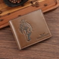 thumbnail image 1 of Tonnylam Cartera de cuero suave de PU para hombre con ranuras para múltiples tarjetas Cartera cruzada de negocios de moda, 1 of 8