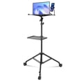 thumbnail image 6 of KFFKFF Mobile Projector Stand, Tripod Laptop Stand with Adjustable Elevation from 31.3 to 67.3 inches, Equipped with Dual Trays and Flexible Phone Holder, Suitable for Outdoor Cinema, Home, 6 of 9