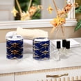 thumbnail image 6 of Ryvnso 2 Pack Qtip Holder Organizer Ethnic Flower Pattern Bathroom Cotton Swabs Cans Storage Canister, 6 of 7