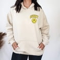 thumbnail image 6 of SUNNY SMILEY FACE Graphic Unisex Fleece Hooded Sweatshirt, 6 of 9
