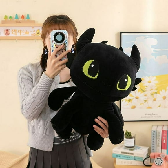 How to Train Your Dragon Toothless Plush Toy - 35cm/45cm Soft Stuffed Doll (Kids Birthday Gift)