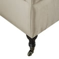 thumbnail image 4 of Elle Decor Collette Tufted Storage Bench Cream, 4 of 5