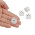 thumbnail image 4 of Unique Bargains 4 Packs Round Bubble Level 18x9mm Mini Circular Bullseye Spirit Levels for Leveling Camera Tripod Telescope, White, 4 of 6