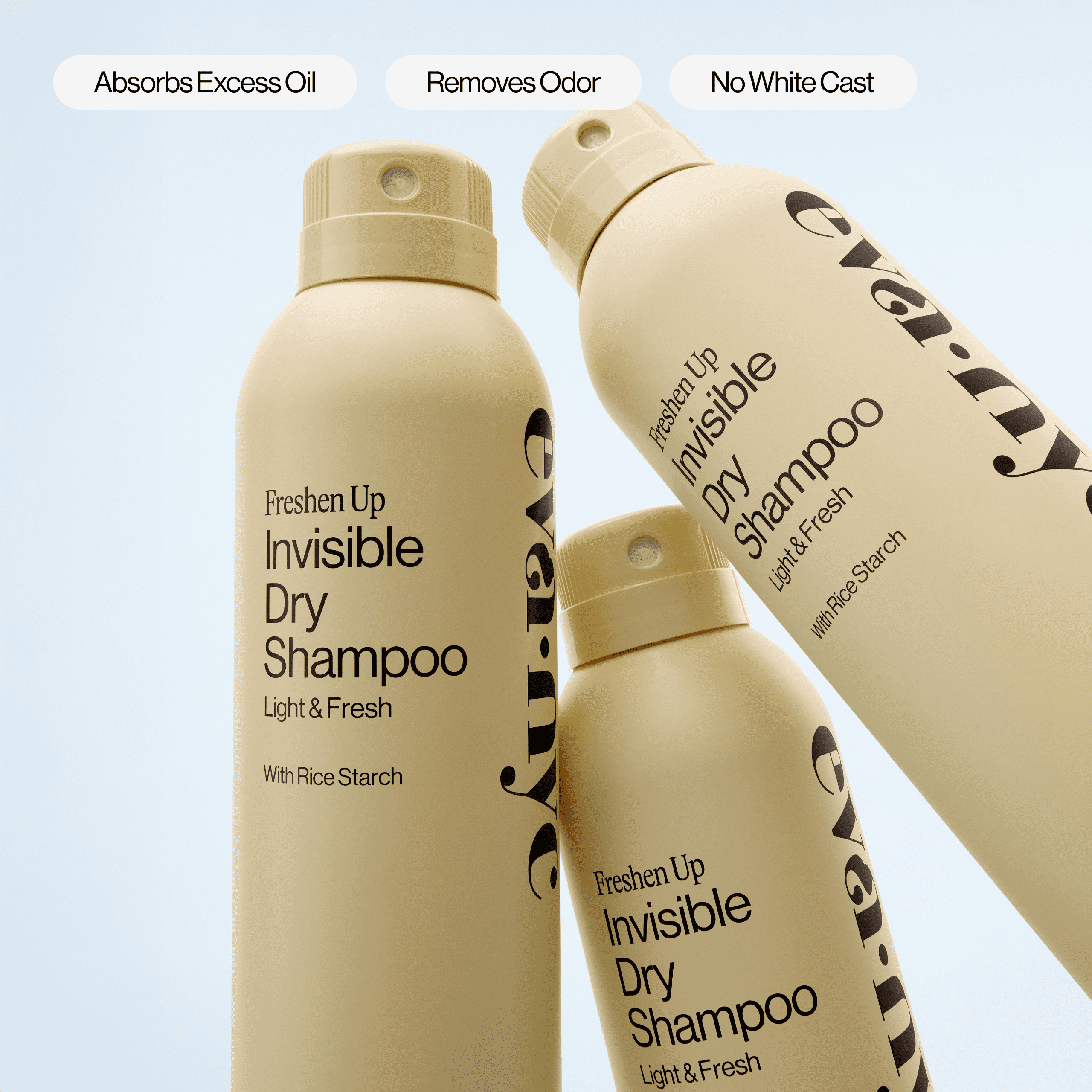 Eva NYC Freshen up Invisible Dry Shampoo Light & Fresh Scent 5.3oz