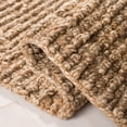 thumbnail image 4 of Safavieh Natural Fiber Collection NF447A Handmade Chunky Textured Premium Jute 0.75-inch Thick Accent Rug, 26" x 4, Natural, 4 of 4