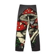 thumbnail image 5 of Balery Men'S Red Mushrooms Pants,Sleepwear Pants,Pajama Pants,Pj Bottoms Drawstring And Pockets-Small, 5 of 9