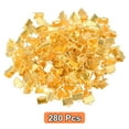 thumbnail image 3 of Unique Bargains 280Pcs Ribbon Crimp Clamp Ends, 8mm Bookmark Pinch Crimp Ends, Fasteners Clasp Crimp Ends, Gold, 3 of 6