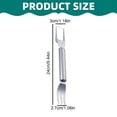 thumbnail image 3 of 2 in 1 Stainless Cutter Watermelon Fork Slicer Tool Watermelon Slicer and Fork Head with Round Handle for Kitchen Cubes Dinnerware Set,Tableware,Cutlery Set,Ceramic Plates,Porcelain Bowls,Stainless S, 3 of 9