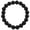 Black Onyx, variant on Natural Gemstone Bracelet 10mm Stretch One Size