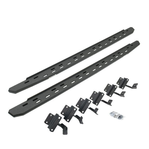 Go Rhino 69615087ST RB30 Slim Line Running Boards with Mounting Bracket Kit For Ford 04-14 F-150 Fits select: 2004-2014 FORD F150