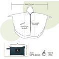 thumbnail image 5 of Poncho impermeable para adulto con cremallera., 5 of 5
