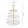thumbnail image 2 of 3-tier Cupcake Stand Fruit Plate Holder Desserts Snack Candy Buffet Stand Tower For Christmas Wedding Party, 2 of 6
