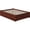 Walnut, variant on King Size Wood Platform Bed with Trundle - Coastal Cottage Style Bed Frame - Light Toffee Finish