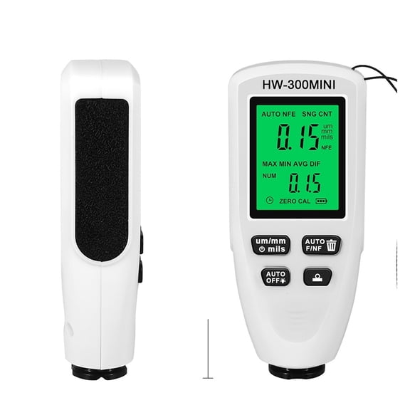 Car Paint Coating Thickness Gauge Car Paint Electroplate Metal Coating Thickness Tester Meter 0-2000um ,High Precision