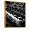 thumbnail image 2 of Designart "Serenity In Black And White Piano Keys I" Music Floater Framed Wall Art Prints, 2 of 5