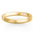 thumbnail image 3 of Stackable Birthstone Ring with Engraving - Cubic Zirconia / White Topaz (April), 3 of 7