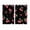 Red Black, variant on Cherry Rustic Kitchen Curtains Short 54 Inch Length, Spring Summer Tropic Fruit Black Grommet Top Bedroom Living Room Curtains, Light Filtering Cafe Curtain Drapes 2 Panels Set 84''x54''
